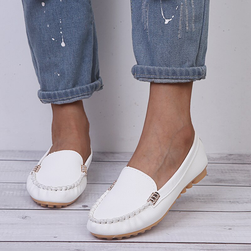 Women Casual Flat Shoes Spring Autumn Flat Loafer ..